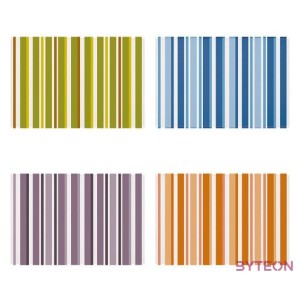 Csíkos kültéri szőnyeg, 120 x 180 cm, kék