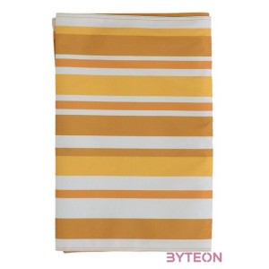 Pamut asztali futó, narancssárga csíkos, 40 x 220 cm