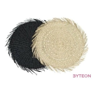 Tányéralátét tengeri fűből, natúr, 38 cm