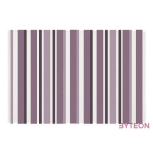 Csíkos kültéri szőnyeg, 120 x 180 cm, lila