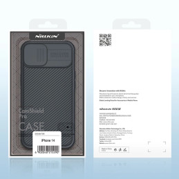 Nillkin CamShield Pro Apple iPhone 14 Szilikon Tok - Fekete