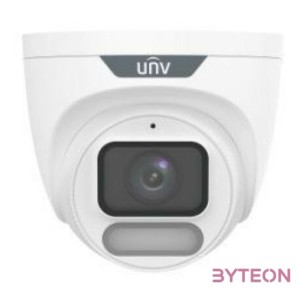 Uniview Easystar Colorhunter 4MP OwlView Wise-ISP turret dómkamera, 2.8mm fix objektívvel, mikrofonnal