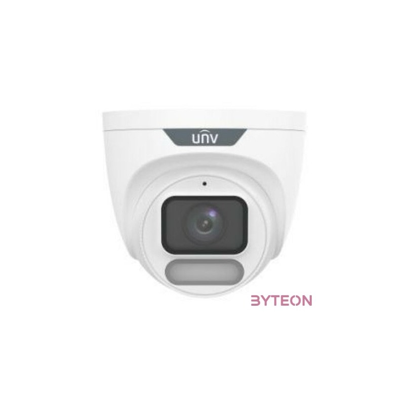 Uniview Easystar Colorhunter 4MP OwlView Wise-ISP turret dómkamera, 2.8mm fix objektívvel, mikrofonnal