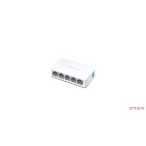 Mercusys MS105 5 port 10/100Mbps nem menedzselhető asztali Switch