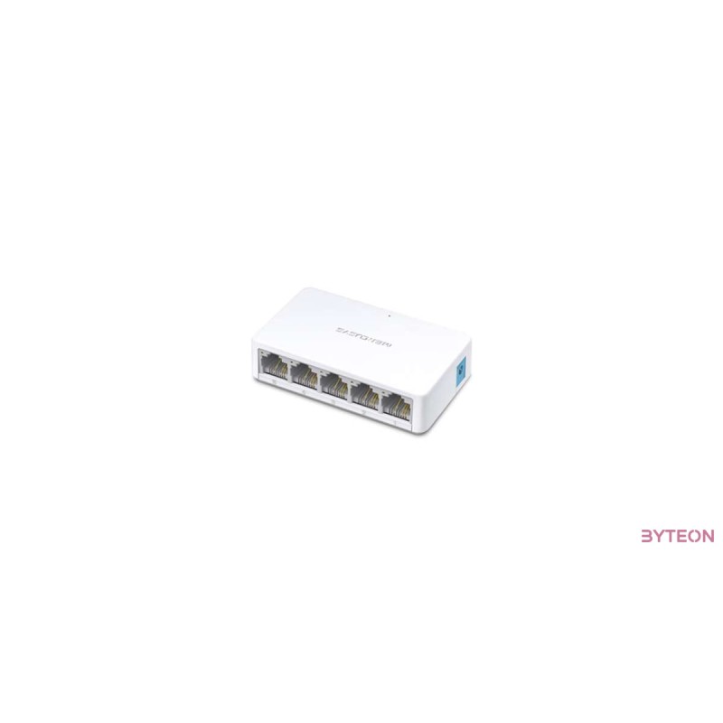 Mercusys MS105 5 port 10/100Mbps nem menedzselhető asztali Switch