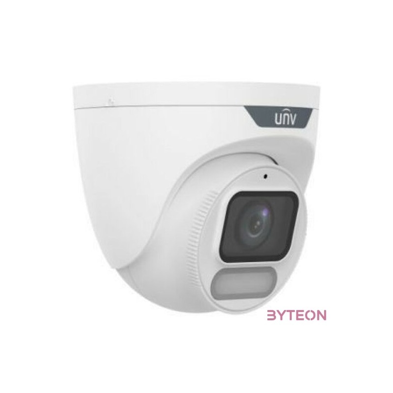 Uniview Easystar Colorhunter 2MP OwlView Wise-ISP turret dómkamera, 2.8mm fix objektívvel, mikrofonnal