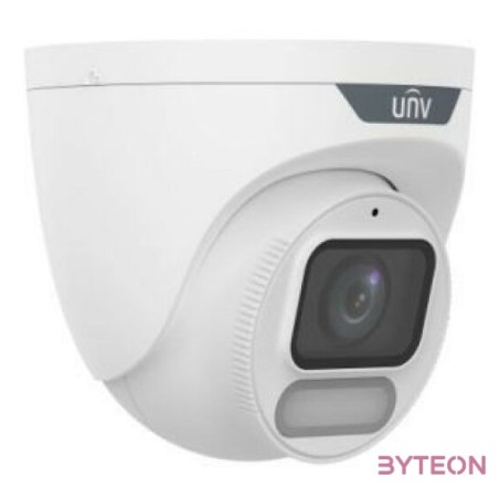 Uniview Easystar Colorhunter 2MP OwlView Wise-ISP turret dómkamera, 2.8mm fix objektívvel, mikrofonnal