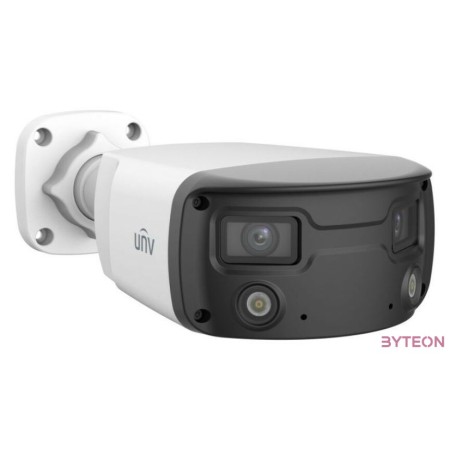 Uniview Prime-III 8MP (3840x1080) 180-os széles látószögű ColorHunter csőkamera, 2x4mm fix objektívvel, dual mikrofonnal és hang