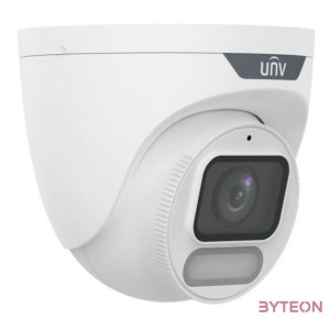 Uniview Easystar Colorhunter 8MP OwlView Wise-ISP turret dómkamera, 2.8mm fix objektívvel, mikrofonnal