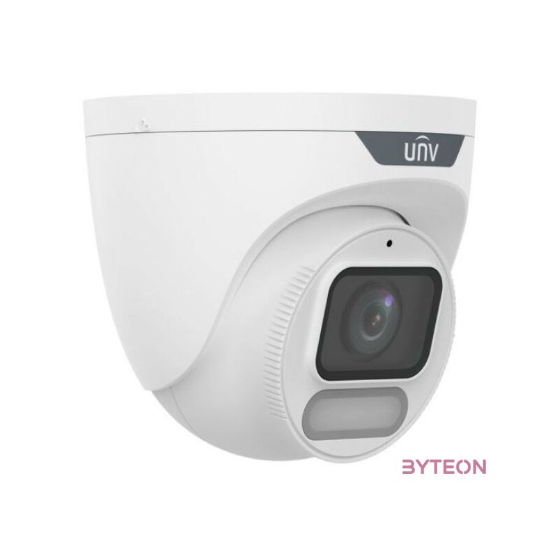 Uniview Easystar Colorhunter 8MP OwlView Wise-ISP turret dómkamera, 2.8mm fix objektívvel, mikrofonnal