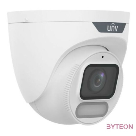 Uniview Easystar Colorhunter 8MP OwlView Wise-ISP turret dómkamera, 2.8mm fix objektívvel, mikrofonnal