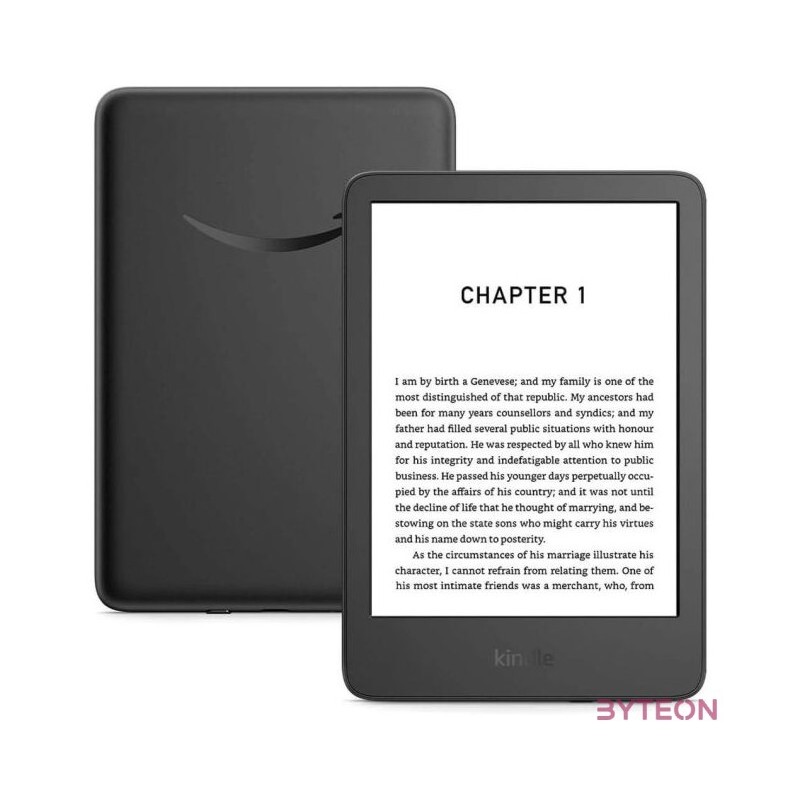 Amazon Kindle (2024) 6 E-book olvasó 16GB Black (Reklámos verzió)