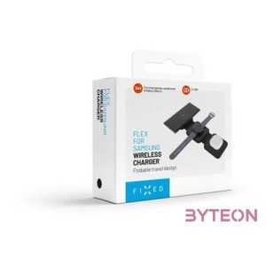 FIXED vezeték nélküli töltőállomás Samsung készülékekhez, fekete