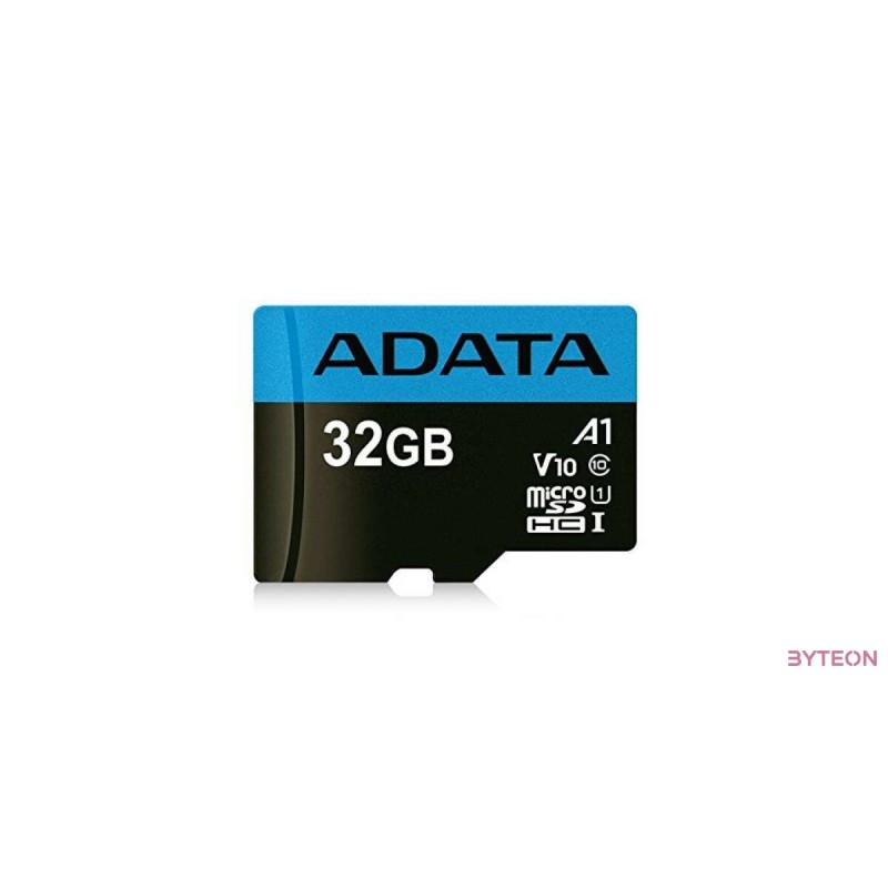 ADATA 32GB SD micro Premier (SDHC Class 10 UHS-I) (AUSDH32GUICL10A1-RA1) memória kártya adapterrel