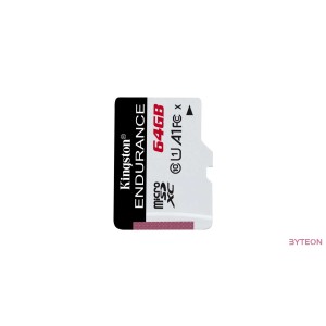 Kingston 64GB SD micro Endurance (SDXC Class 10) (SDCE/64GB) memória kártya