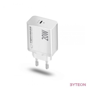 Esperanza EZC104K Quick Power Charger 20W USB-C PD White