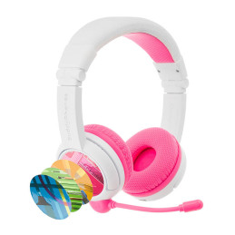 Buddyphones School+ Wireless Gyerek Headset - Pink