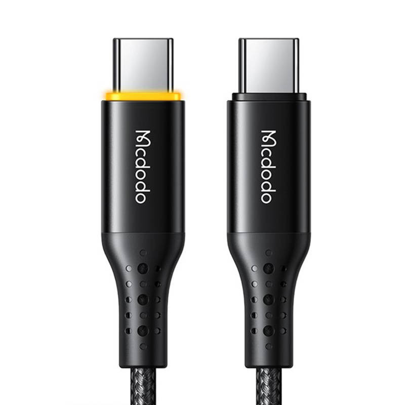 Mcdodo CA-3461 USB-C apa - USB-C apa 2.0 Adat és töltőkábel - Fekete (1.8m)