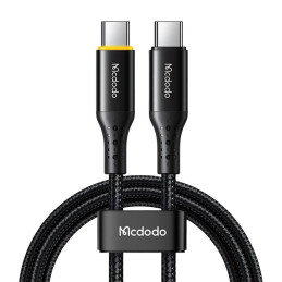 Mcdodo CA-3461 USB-C apa - USB-C apa 2.0 Adat és töltőkábel - Fekete (1.8m)