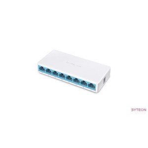 Mercusys MS108 8 port 10/100Mbps nem menedzselhető asztali Switch