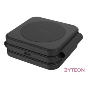 FIXED vezeték nélküli töltőállomás Samsung készülékekhez, fekete