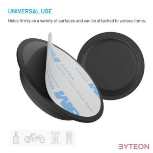 FIXED Silky matricás szilikon tok Apple AirTag-hez dupla csomag fekete