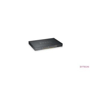 ZyXEL GS1920-24HPv2 28port GbE LAN PoE (375W) L2 menedzselhető switch