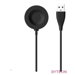 FIXED USB-A töltőkábel Huawei Watch GT 2 Pro,3,3 Pro,4,4 Pro,5,5 Pro okosórához, fekete