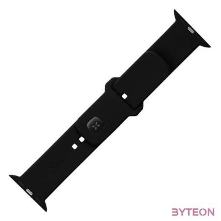 FIXED Sporty szilikon szíj az Apple Watch Ultra 49mm-es okosórákhoz , fekete