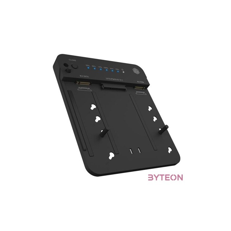 Raidsonic IcyBox IB-2915MSCL-C31 CloneStation  DockingStation for M.2 NVME  SATA 2.5,3.5 SSD,HDD