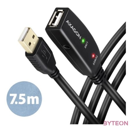 AXAGON ADR-207 USB Repeater cable 7,5m Black