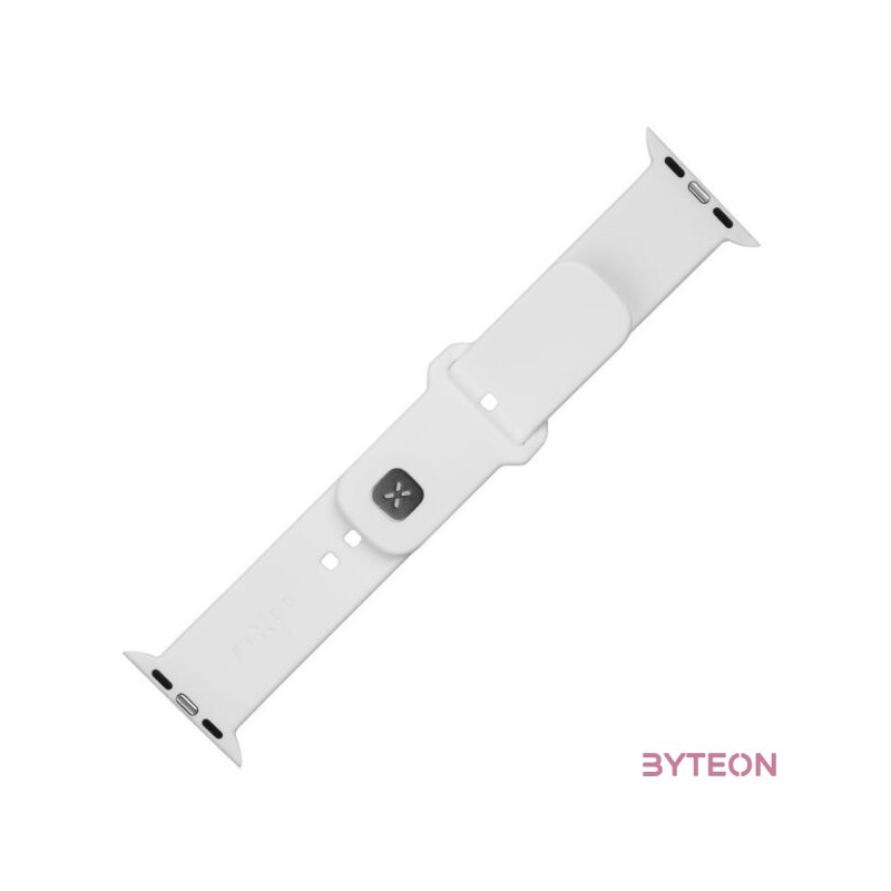 FIXED Sporty szilikon szíj az Apple Watch Ultra 49mm-es okosórákhoz , fehér