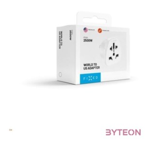 FIXED USA adapter, fehér