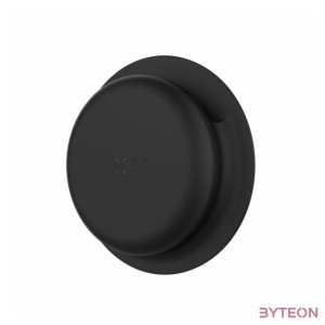 FIXED Silky matricás szilikon tok Apple AirTag-hez dupla csomag fekete