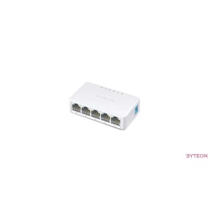 Mercusys MS105 5 port 10/100Mbps nem menedzselhető asztali Switch