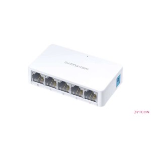 Mercusys MS105 5 port 10/100Mbps nem menedzselhető asztali Switch