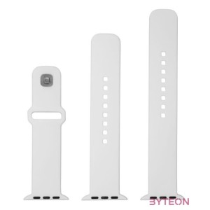 FIXED Sporty szilikon szíj az Apple Watch Ultra 49mm-es okosórákhoz , fehér