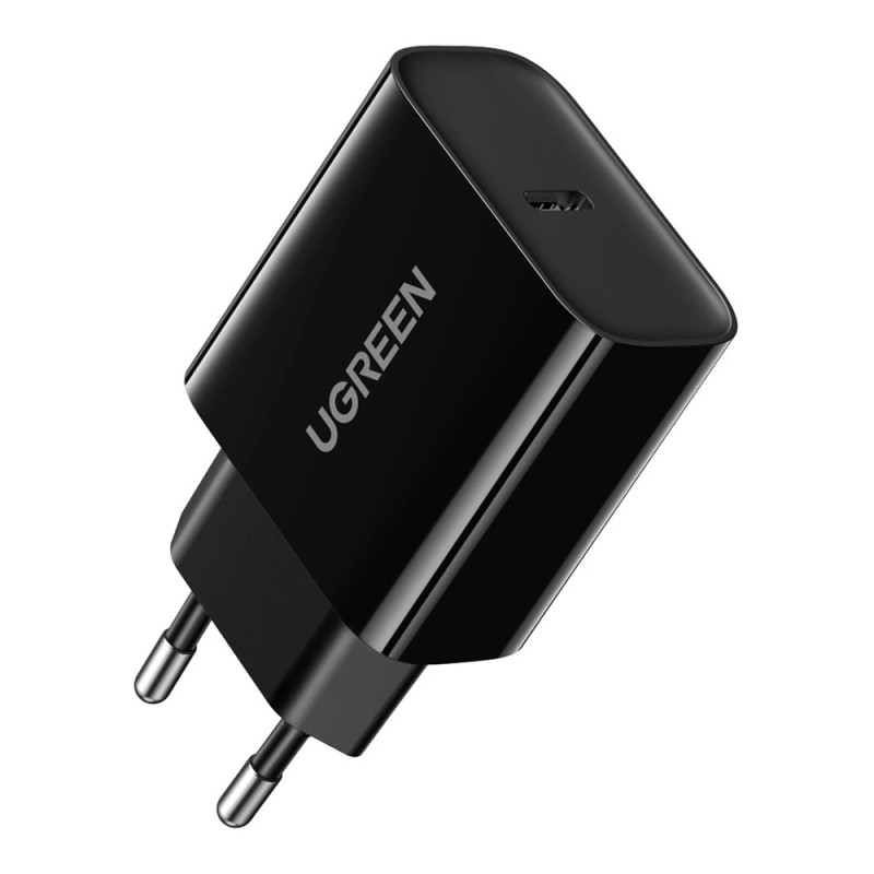 Fast Charger EU UGREEN, USB-C 20W, PD 3.0 (black)