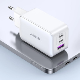 Fast Charger Nexode UGREEN 15334, GaN, 65W (white)