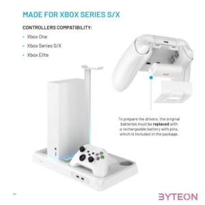 FIXED Többfunkciós állomás Xboxhoz X és S-hez fehér