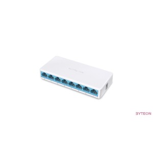 Mercusys MS108 8 port 10/100Mbps nem menedzselhető asztali Switch