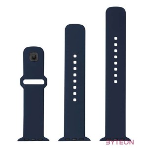 FIXED Sporty szilikon szíj az Apple Watch 42,44,45mm-es okosórákhoz, kék