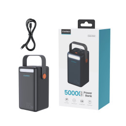 Choetech B664 Mini Power Station, powerbank 5000mAh 65W (black)