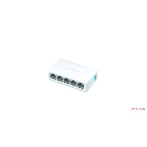 Mercusys MS105 5 port 10/100Mbps nem menedzselhető asztali Switch