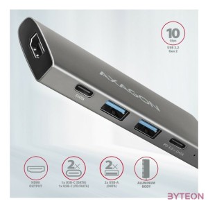 AXAGON HMC-5G21 USB-C 10Gbps SPEEDSTER 5in1 hub
