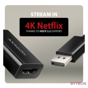 AXAGON RVD-HI20N DisplayPort  HDMI 2.0 adapter 4K,60Hz Black