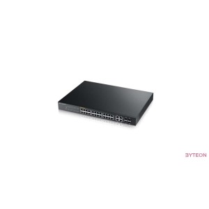 ZyXEL GS1920-24HPv2 28port GbE LAN PoE (375W) L2 menedzselhető switch
