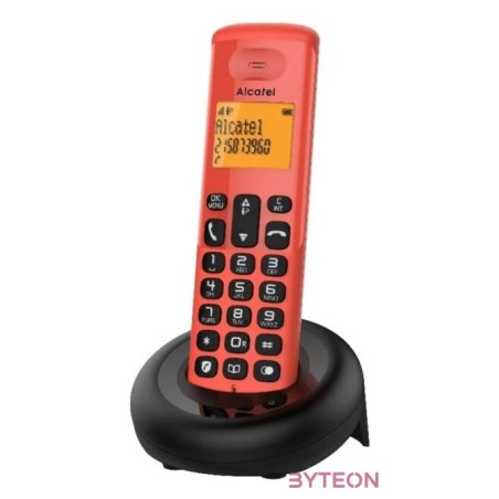 Alcatel E160 dect telefon piros