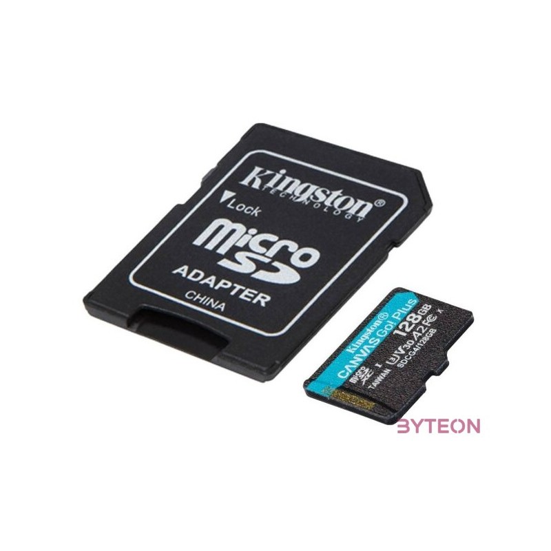SD Micro 128GB XC Kingston 1Adapter UHS-I U3 SDCG4,128GB