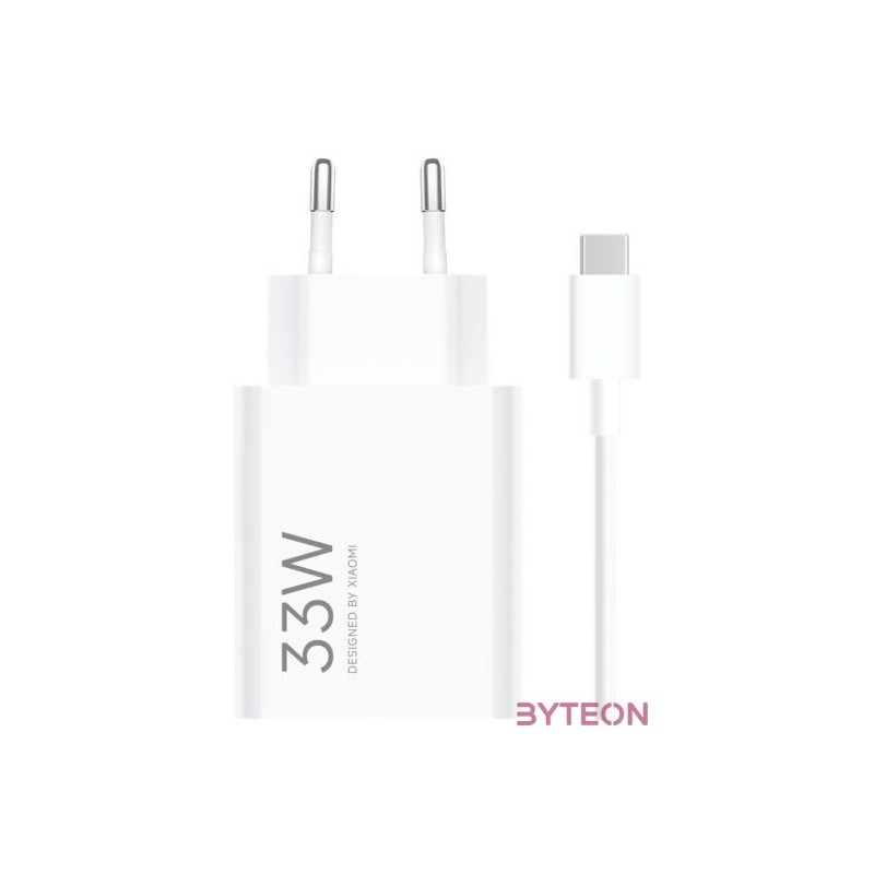 Hálózati töltő 1xUSB aljzattal  USB A-C kábel Xiaomi 33W BHR9956EU